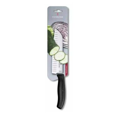 Victorinox Swiss Classic 6.8523.17B Blisterli Santoku Bıçağı, 17 cm, Siyah - Victorinox