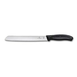Victorinox Swiss Classic 6.8633.21B Blisterli Ekmek Bıçağı, 21 cm, Siyah - 1