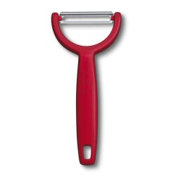 Victorinox YPSO 6.0963.1 Serrated Edge Double Sided Peeler, Red - Victorinox
