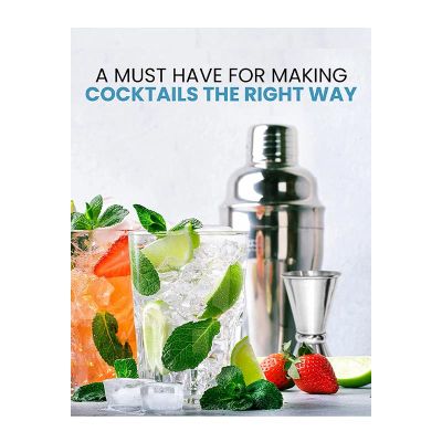 Vosco VSC-K6 6 Parça Bar Kokteyl Seti, 750 ml - 5