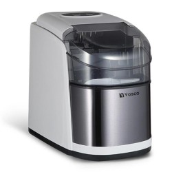 Vosco VSCB-12B Hazneli Ev Tipi Parmak Buz Makinesi, 12 kg/gün Kapasiteli, Gri - 1