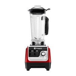 Vosco HS-206 Manuel Buz Kırıcı Bar Blender, 2 L, 2000 W, Kırmızı 