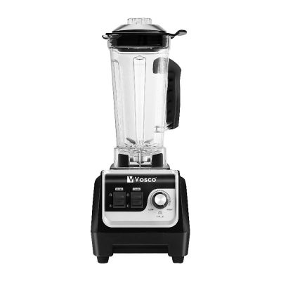 Vosco HS-206 Manuel Buz Kırıcı Bar Blender, 2 L, 2000 W, Siyah - 1