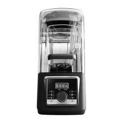 Vosco HS-214CG Pro Digital Bar Blender with Noise Cancelling Cover, 4 L, 1600 W, Black - Vosco