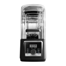 Vosco HS-214CG Pro Gürültü Önleyici Kapaklı Dijital Bar Blender, 4 L, 1600 W, Siyah - Thumbnail