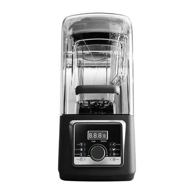 Vosco HS-214CG Pro Gürültü Önleyici Kapaklı Dijital Bar Blender, 4 L, 1600 W, Siyah - 1