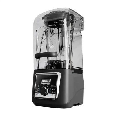 Vosco HS-214CG Pro Gürültü Önleyici Kapaklı Dijital Bar Blender, 4 L, 1600 W, Siyah - 2