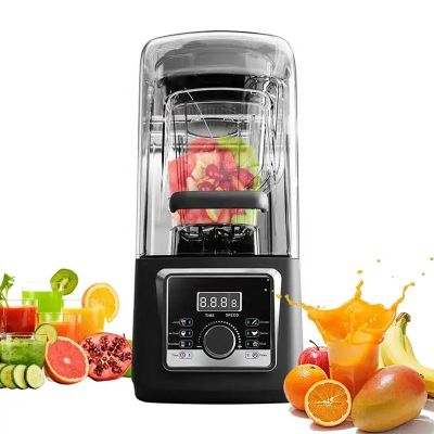 Vosco HS-214CG Pro Gürültü Önleyici Kapaklı Dijital Bar Blender, 4 L, 1600 W, Siyah - 5