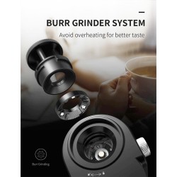 Vosco KD-835 مطحنة قهوة منزلية قابلة للتعديل بالجرعة - 4