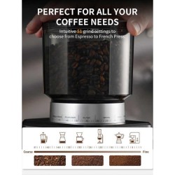 Vosco KD-CG018 Household Barista Coffee Grinder - 4