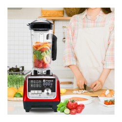 Vosco VHS-206C Pro Dijital Buz Kırıcı Bar Blender, 2 L, 1600 W, Kırmızı - 2