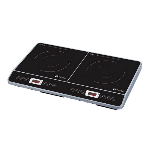 Vosco VALP-DIC126 İkili İndüksiyon Ocak, 60.5x36x6.4 cm, Elektrikli 