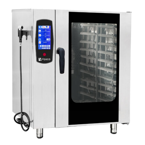 Vosco VAS-WN10D Buharlı Kombi Fırın, 53x32.5 cm 10 Tepsi Kapasiteli, Elektrikli - Vosco