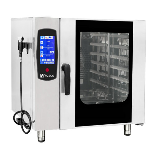 Vosco VAS-WN6D Buharlı Kombi Fırın, 53x32.5 cm 6 Tepsi Kapasiteli, Elektrikli - Vosco