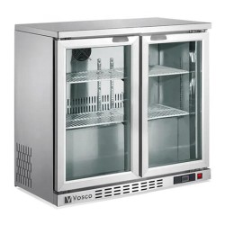 Vosco VBB-G250 2 Kapılı Bar Arkası Şişe Soğutucu Dolap, 238 L, Gri - Vosco