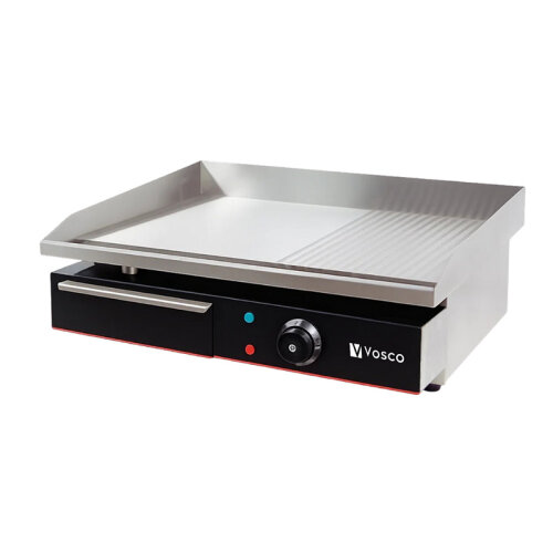 Vosco VBL-819 Yarı Oluklu Pleyt Izgara, 55x43x24 cm, Elektrikli - Vosco