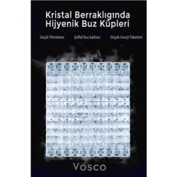 Vosco VSCB-100T Aura Seri Gurme Buz Makinesi, 100 kg/gün Kapasiteli - Thumbnail