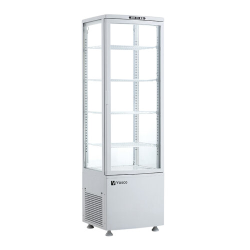 Vosco VFT-235LB Dik Tip Soğuk Teşhir Dolabı, 235 L, Beyaz - Vosco