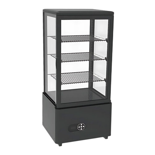 Vosco VFT-78L Dik Tip Soğuk Teşhir Dolabı, 78 L, 45.2x40.6x96.8 cm, Siyah - Vosco