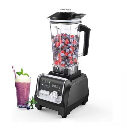 Vosco VHS-206C Pro Dijital Buz Kırıcı Bar Blender, 2 L, 1600 W, Siyah - Vosco (1)