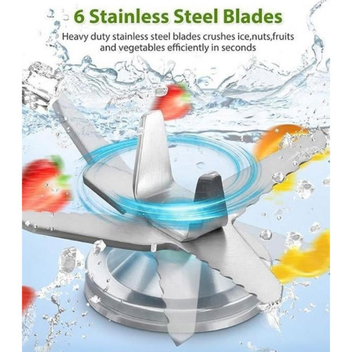 Vosco VHS-212C خلاط رقمي صامت صامت مزود بغطاء مانع للضوضاء، 2 لتر، 2200 واط، رمادي - 6