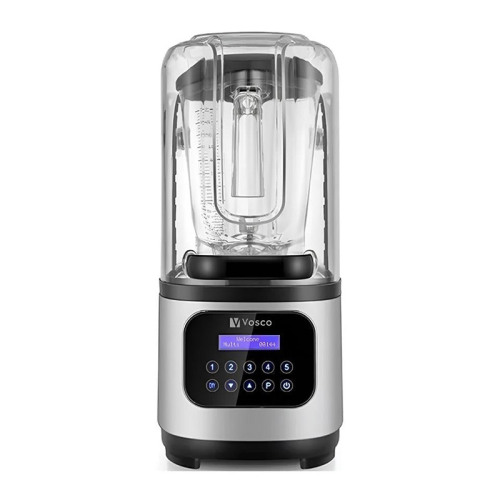 Vosco VHS-212C Pro Silent Gürültü Önleyici Kapaklı Dijital Bar Blender, 2 L, 2200 W, Gri - 1