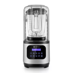 Vosco VHS-212CG PRO خلاط رقمي مزود بغطاء مانع للضوضاء، 2 لتر، 2200 واط، رمادي - Vosco