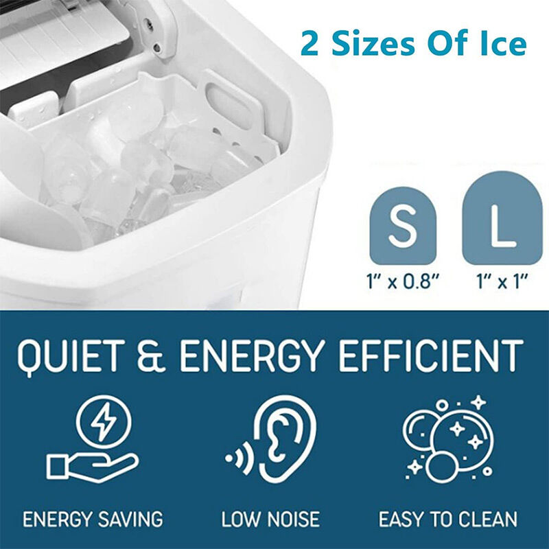 Vosco VHZB-12H Set Üstü Parmak Buz Makinesi, 12 kg/gün Kapasiteli, Beyaz - Vosco