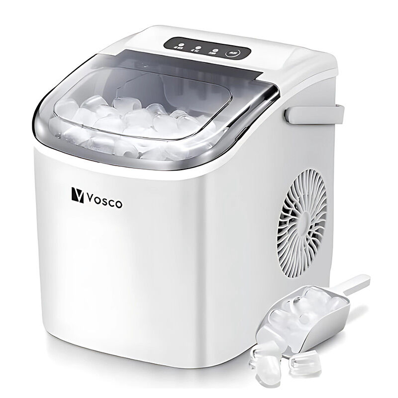 Vosco VHZB-12H Set Üstü Parmak Buz Makinesi, 12 kg/gün Kapasiteli, Beyaz - Vosco