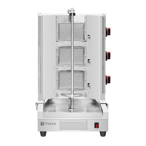 Vosco VKM-NG3R Alttan Motorlu 3 Radyanlı Döner Makinesi, Doğalgazlı - 2