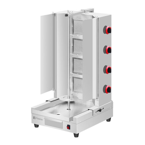Vosco VKM-NG4R Alttan Motorlu 4 Radyanlı Döner Makinesi, Doğalgazlı - 1