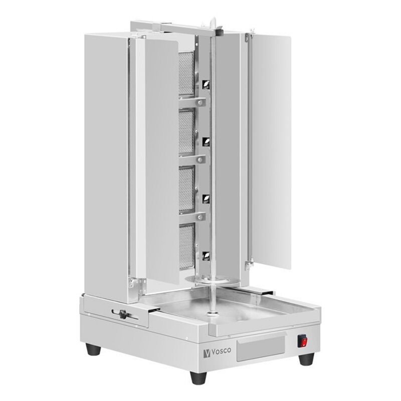 Vosco VKM-NG4R Alttan Motorlu 4 Radyanlı Döner Makinesi, Doğalgazlı - Vosco