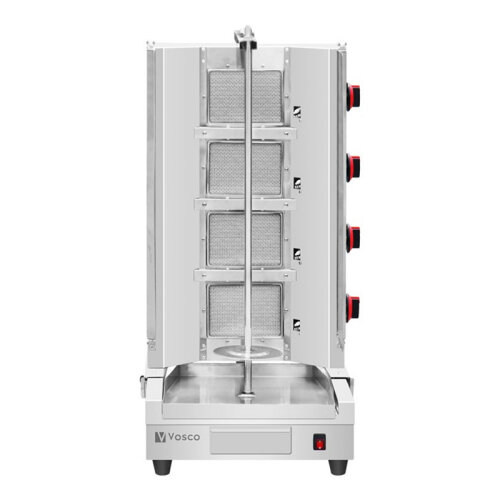 Vosco VKM-NG4R Alttan Motorlu 4 Radyanlı Döner Makinesi, Doğalgazlı - 2