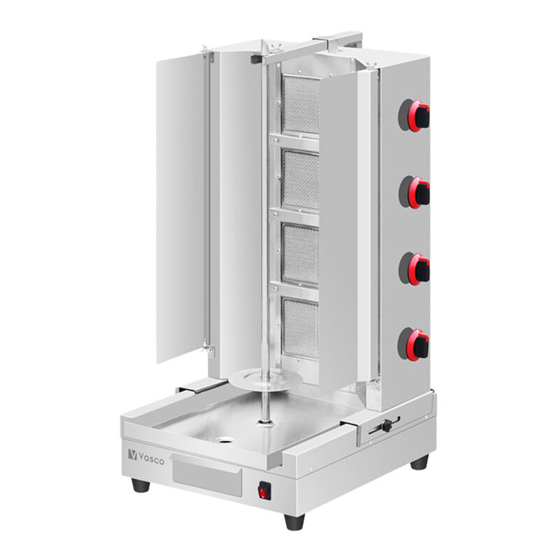 Vosco VKM-NG4R Alttan Motorlu 4 Radyanlı Döner Makinesi, Doğalgazlı - Vosco