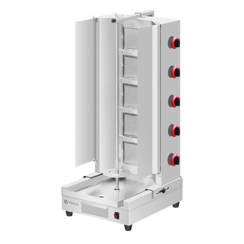 Vosco VKM-NG5R Alttan Motorlu 5 Radyanlı Döner Makinesi, Doğalgazlı 