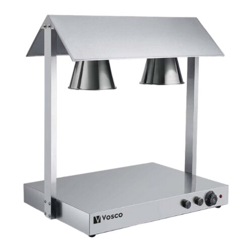 Vosco VLM-2S İki Isıtıcı Lambalı Sıcak Teşhir Ünitesi, 75x50x70 cm - Vosco