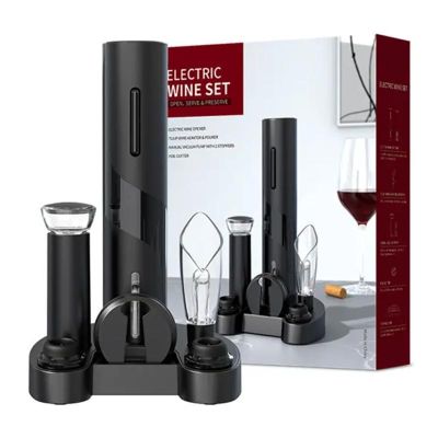 Vosco VNS-01 Wine Opener Automatic Corkscrew Wine Opener, Electric, Black - Vosco