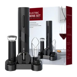 Vosco VNS-01 Wine Opener Otomatik Tirbuşon Şarap Açacağı, Elektrikli, Siyah - 3