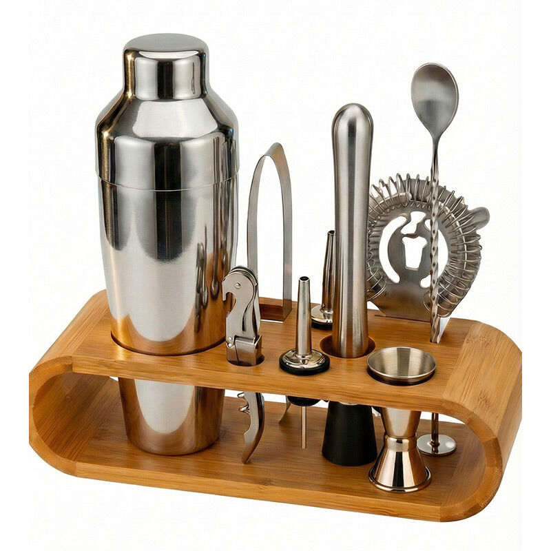 Vosco VSC-10F 10 Parça French Kokteyl Shaker Seti, 750 ml - Vosco