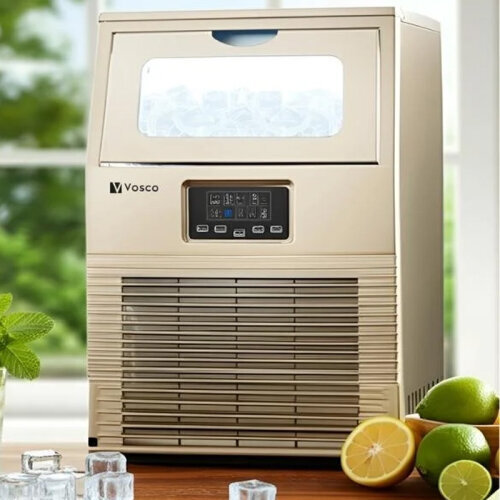 Vosco VSC-23CG Hopper Cube Ice Machine, 23 kg/day Capacity, Gold - Vosco (1)