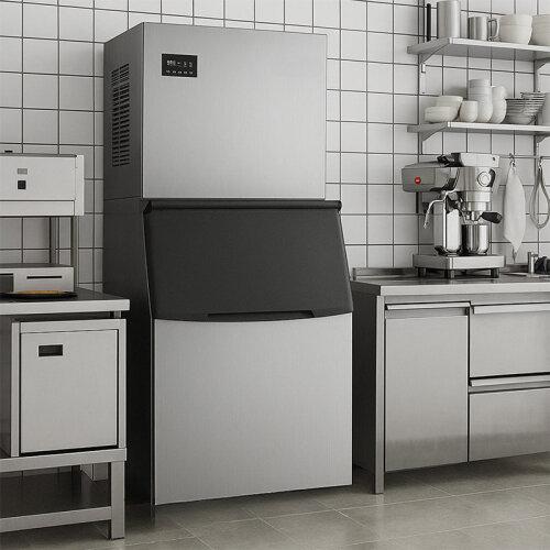 Vosco VSC-300C Hazneli Küp Buz Makinesi, 300 kg/gün Kapasiteli - 3