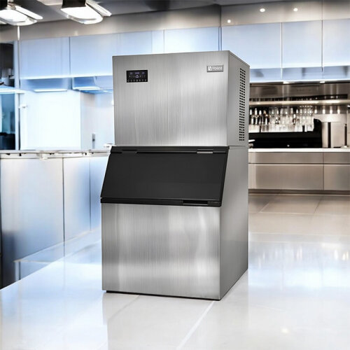 Vosco VSC-300C Hazneli Küp Buz Makinesi, 300 kg/gün Kapasiteli - 4