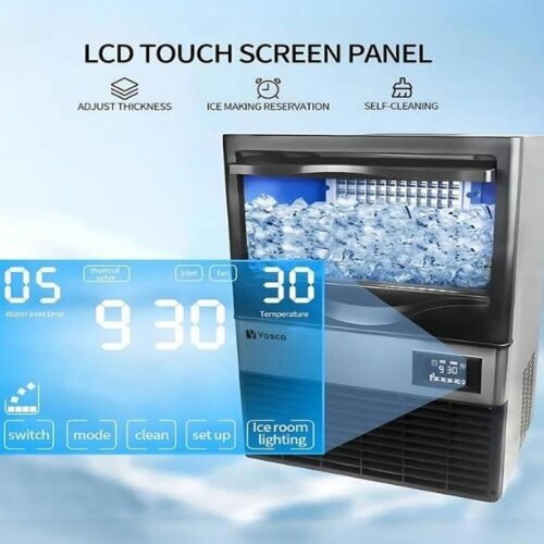 Vosco VSC-35C ماكينة تصنيع مكعبات الثلج ذات القادوس، سعة 35 كجم/يوميًا - 4