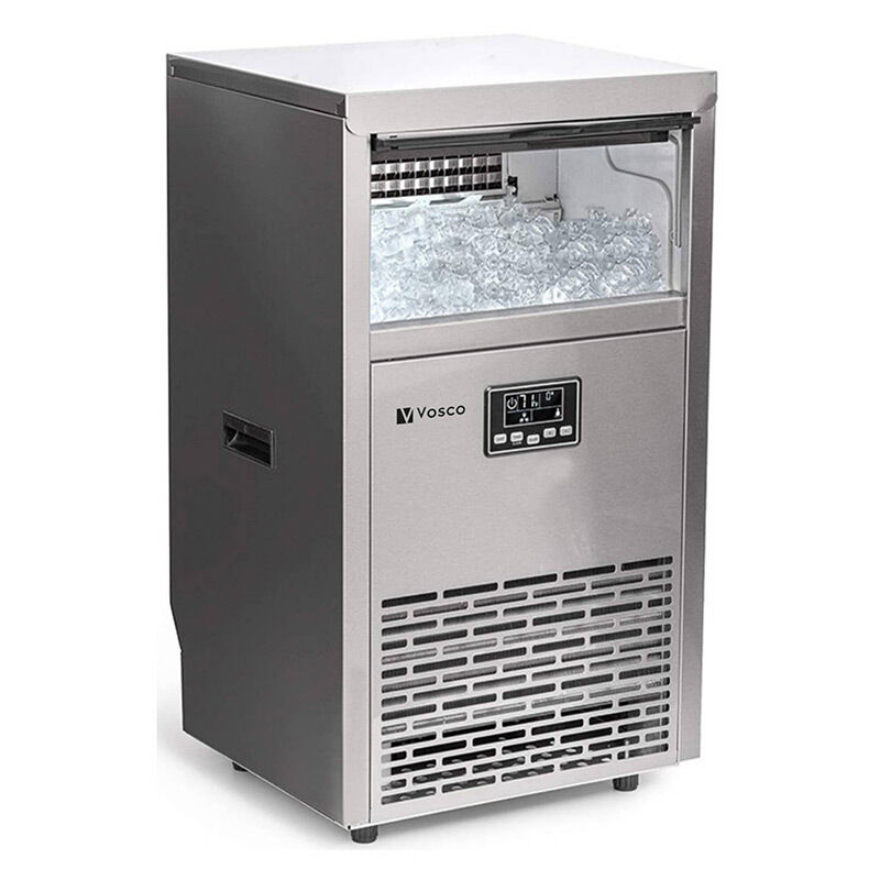 Vosco VSC-65/S Hazneli Küp Buz Makinesi, 65 kg/gün Kapasiteli - Vosco