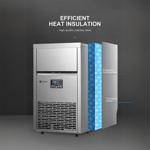 Vosco VSC-65/S Hazneli Küp Buz Makinesi, 65 kg/gün Kapasiteli - 5