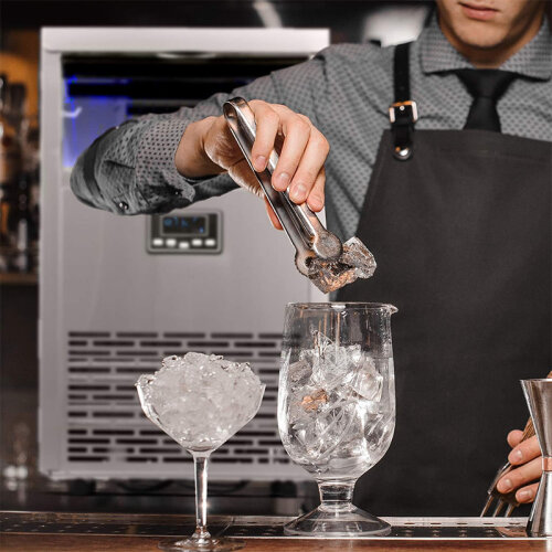 Vosco VSC-65/S Hazneli Küp Buz Makinesi, 65 kg/gün Kapasiteli - 7