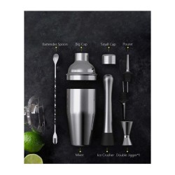 Vosco VSC-K6 6 Piece Bar Cocktail Set, 750 ml - Vosco (1)