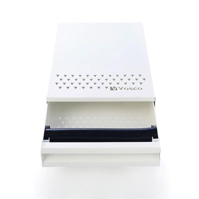 Vosco VSC-PCB Coffee Pulp Drawer Knock Box, White - Vosco