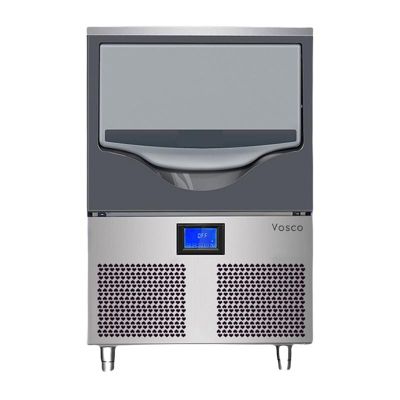 Vosco VSCB-40C Undercounter Cube Ice Machine with Aura Series Hopper, 40 kg/day Capacity - Vosco