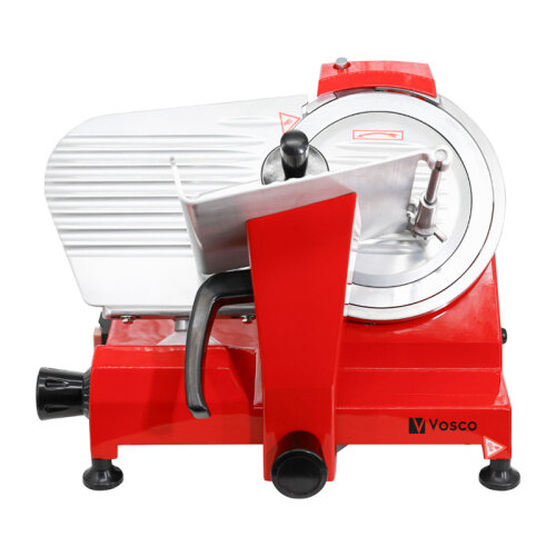 Vosco VSL-300 Yarı Otomatik Gıda Dilimleme Makinesi, 300 mm, Kırmızı - Vosco